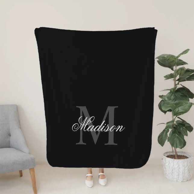 Manta Sherpa Crear un nombre personalizado caligrafía monográfi (Subido por el creador)