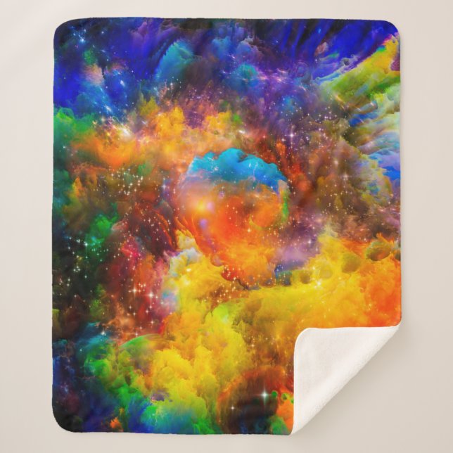 Manta Sherpa Creative arrangement of fractal elements, lights a (Anverso)