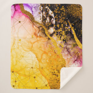 Manta Sherpa Creatividad transparente. Nubes abstractas -ART. M