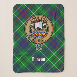 Manta Sherpa Crestá del Clan Duncan sobre tartán