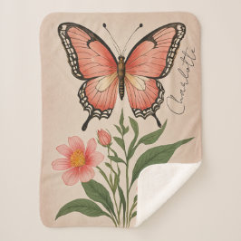 Manta Sherpa Crimson Serenade Personalizada