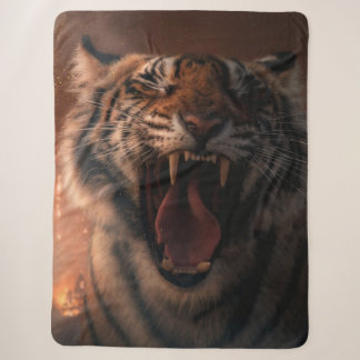 Manta Sherpa Crying Tiger - Sherpadecke