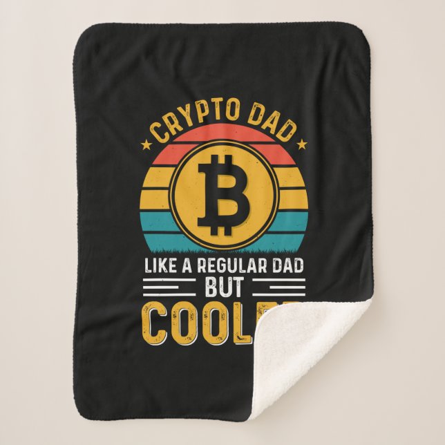 Manta Sherpa Crypto Dad Retro Sunset (Anverso)