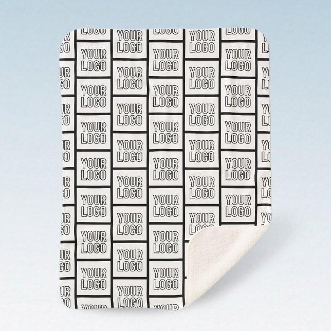 Manta Sherpa Cualquier patrón de repetición de logotipo o image (Subido por el creador)