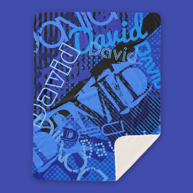 Manta Sherpa Cualquier Personalizable de nombre creativo (Subido por el creador)