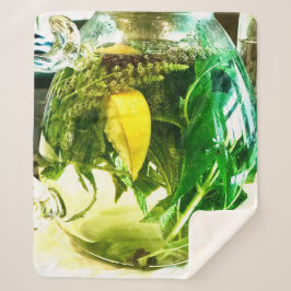 Manta Sherpa Cuando la vida te da limones calcetines