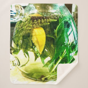 Manta Sherpa Cuando la vida te da limones calcetines