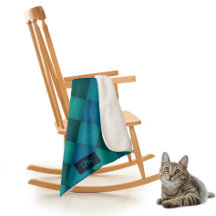 Cuello de trabajo en parches - Verde azulado / tur