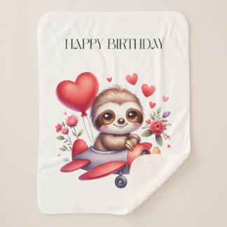 Manta Sherpa Cumpleaños del piloto perezoso