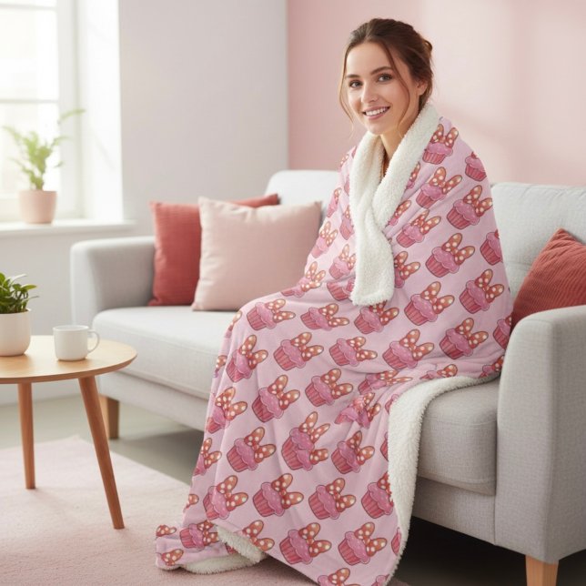 Manta Sherpa Cupcake Sherpa Blanket (Subido por el creador)