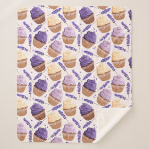 Manta Sherpa Cupcakes Sherpa Blanket