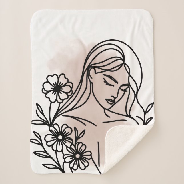 Manta Sherpa Custom Cozy Sherpa Blanket (Anverso)