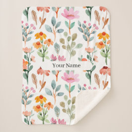 Manta Sherpa Custom Cozy Sherpa Blanket