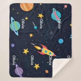 Manta Sherpa Custom Sherpa Blanket – Add Your Name