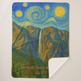 Manta Sherpa Customize van Gogh Yosemite Valley Family Vacation