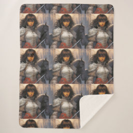 Manta Sherpa Cute Cartoon Sherpa Blanket