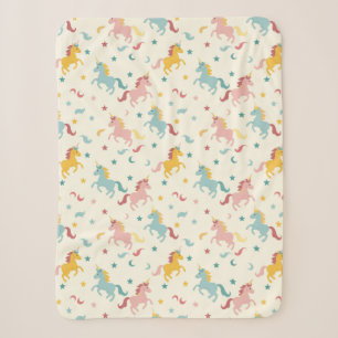 Manta Sherpa Cute unicornio