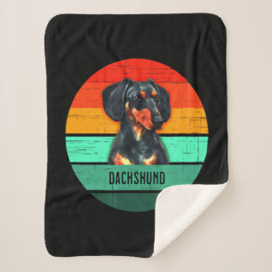 Manta Sherpa Dachshund Devo Hombres Mujeres Niños