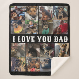 Manta Sherpa Dad Blanket