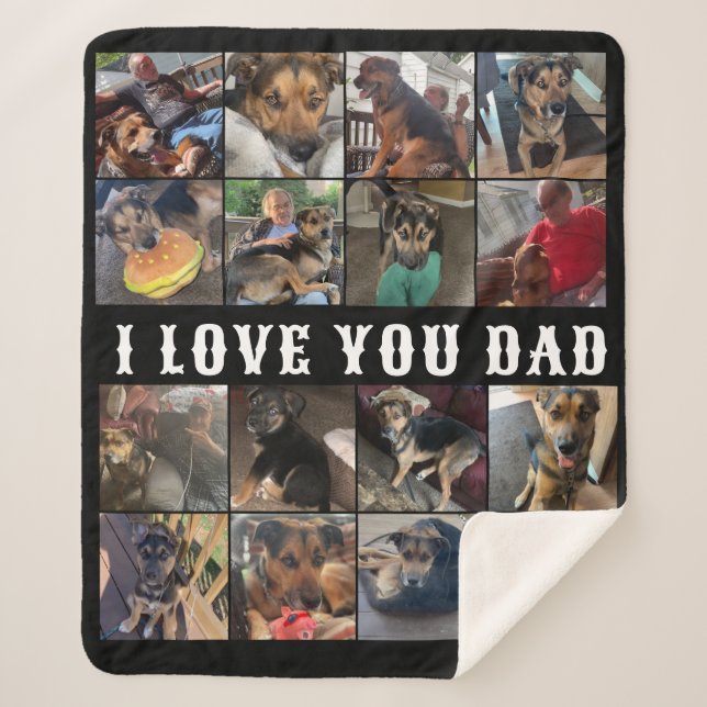 Manta Sherpa Dad Blanket (Anverso)