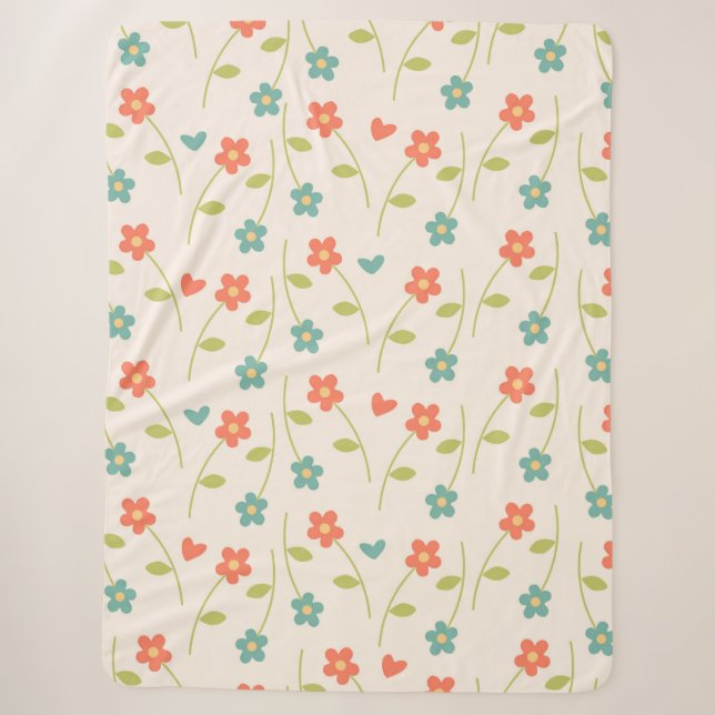Manta Sherpa Daisies (Anverso)