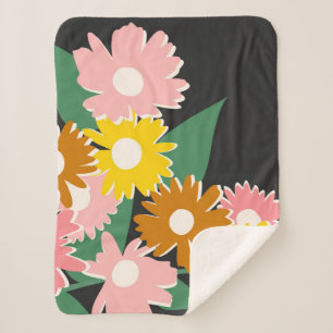 Manta Sherpa Daisy Delight