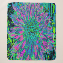 Dalia Magenta Psicodélico, Acuático y Verde Lima