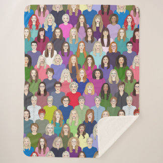 Manta Sherpa damas y feministas