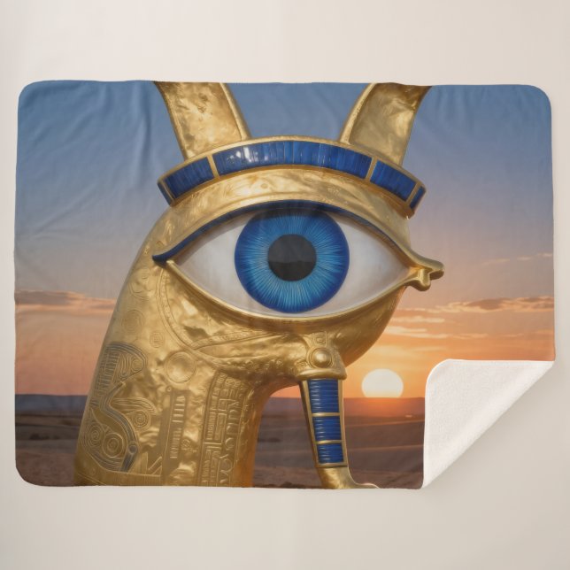 Manta Sherpa Das Ägyptische Auge´3 (Anverso (horizontal))