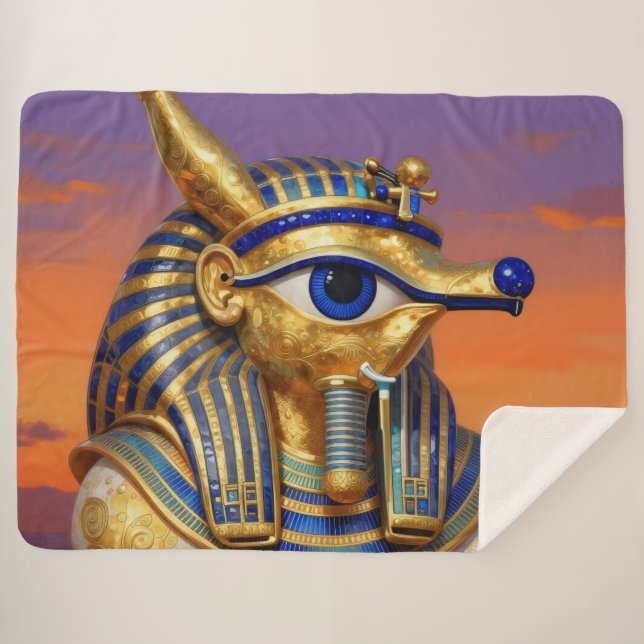 Manta Sherpa Das Ägyptische Auge´5 (Anverso (horizontal))