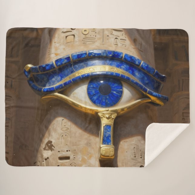 Manta Sherpa Das Ägyptische Auge´6 (Anverso (horizontal))