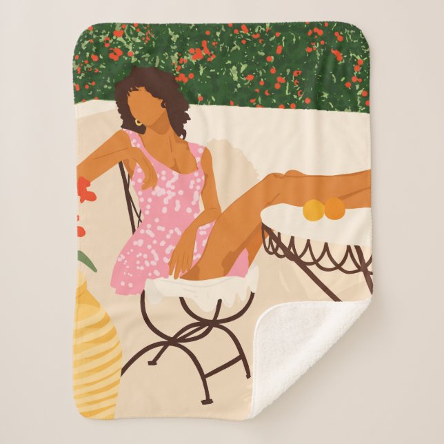 Manta Sherpa Daydream de verano (Anverso)