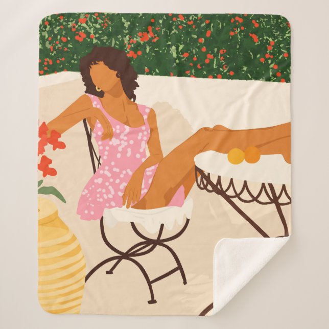 Manta Sherpa Daydream de verano (Anverso)