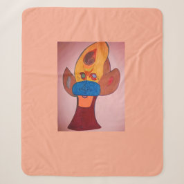 Manta Sherpa de Arte Animal Futurista