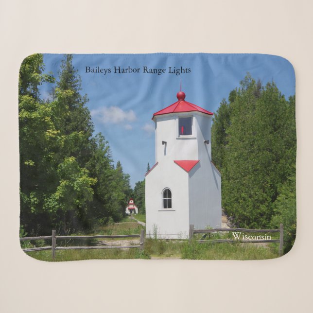 manta sherpa de Baileys Harbor Range Lights (Anverso (horizontal))