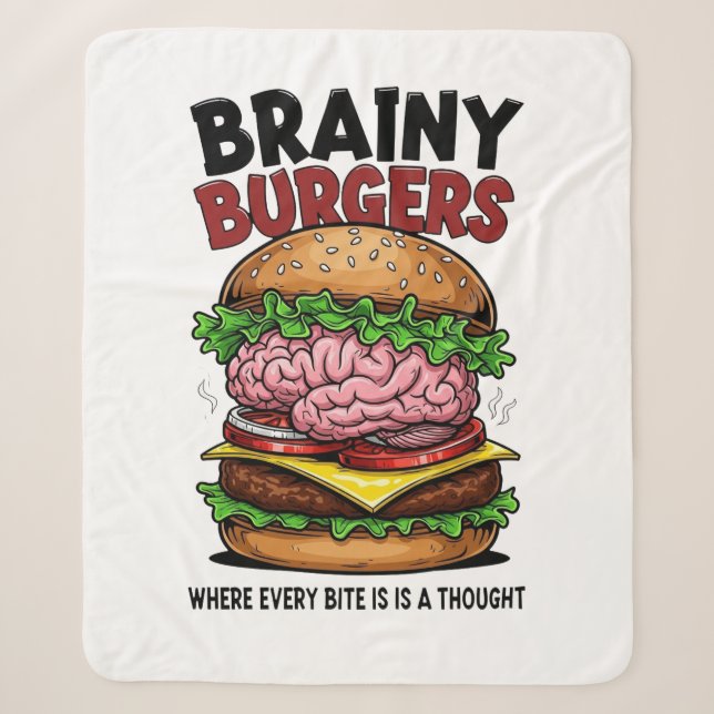 Manta Sherpa de Brainy Burgers (Anverso)