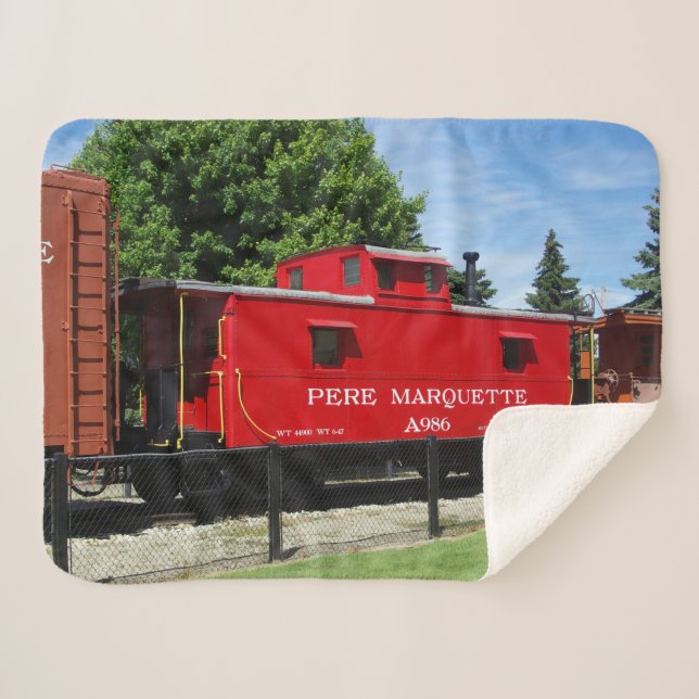 manta sherpa de caboose Pere Marquette (Anverso (horizontal))