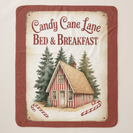Manta Sherpa de Candy Cane Lane Bed & Breakfast