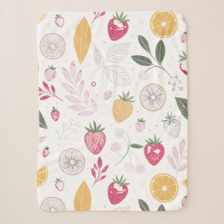 Manta Sherpa de Jardín de Frutas – Pequeña