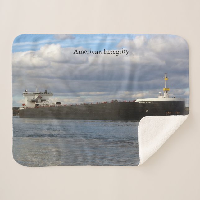 Manta sherpa de la Integridad Americana (Anverso (horizontal))