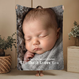 Manta Sherpa de Llegada de Nuevo Bebé Regalo para