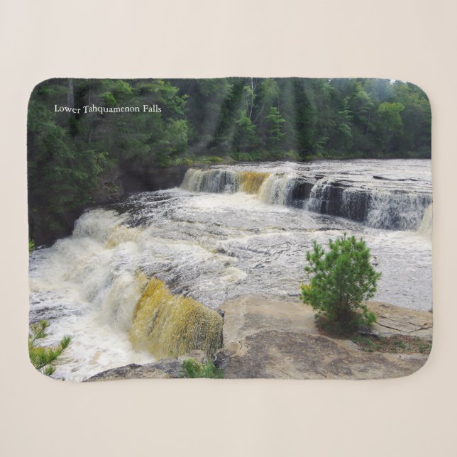 Manta sherpa de Lower Tahquamenon Falls (Anverso (horizontal))
