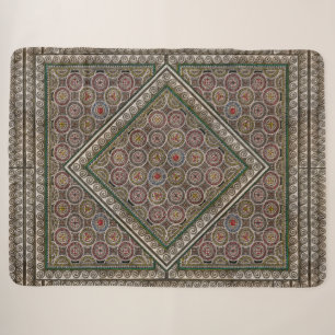Manta Sherpa de Mosaico Antiguo