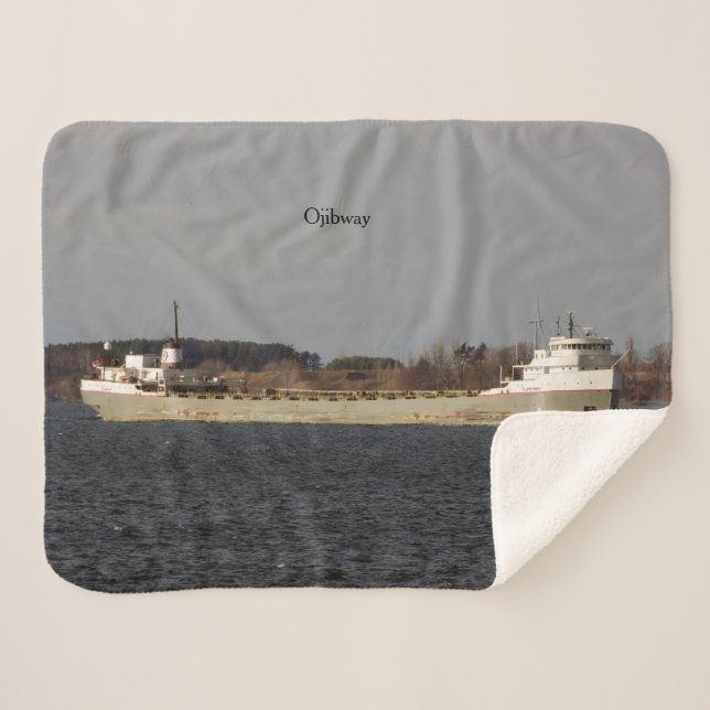 Manta sherpa de Ojibway (Anverso (horizontal))