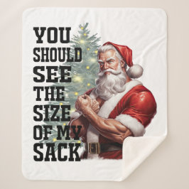 Manta Sherpa Deberías ver el tamaño de mi saco