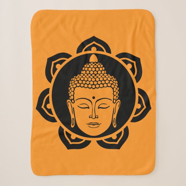Manta Sherpa Decoración del hogar budista (Anverso)