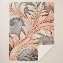 Decoración elegante de coral enmudecido y polvorie