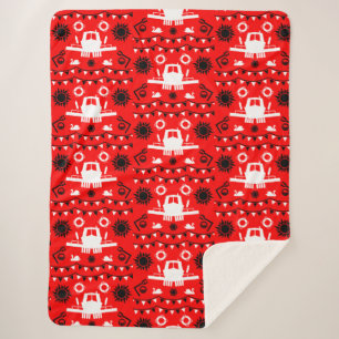 Manta Sherpa Decoración Y Regalos De Barcos Cercanos