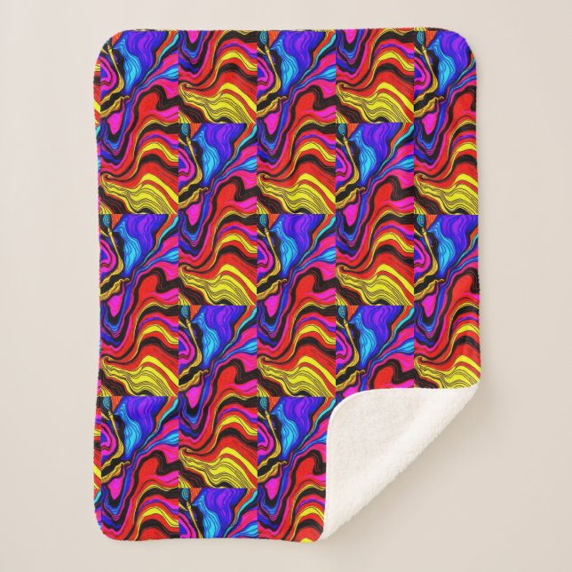 Manta Sherpa Decorated (Anverso)