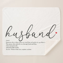 Manta Sherpa Definición de guión elegante del Corazón de Amor R